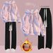 Women's Fleece-Lined Hoodie Sweatshirt & Jogger Pants Set - Cozy Winter Outfit With Cartoon Print, Loose Fit For Teens And College Girls_ecoleips.com