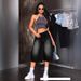 Retro High-Waisted Wide-Leg Denim Capri Pants – Vintage Washed Stretch-Free Jeans For Women (Black & Blue, Sizes 26-31)_ecoleips.com
