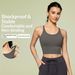 Spring And Summer Cross-Border Solid Color Vest With Wide Hem Yoga Running Fitness Shockproof Sports Bra For Women_ecoleips.com