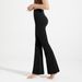 Women's Clothing Antibacterial Wide Leg Yoga Pants High Waist Hip Lifting Flared Pants Nude Running Loose Flared Pants_ecoleips.com