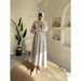 Verve 2025 Spring New Women's Muslim Solid Color Elegant And Generous Skirt Fashion Set_ecoleips.com