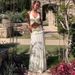 Spring/Summer Women's Two Piece Set Halter Neck Pleated Camisole Top With Ruffled Long Skirt Pant Suit_ecoleips.com