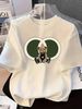 Women's Clothing Contains Cotton Wholesale Short Sleeve Casual Set For Men And Women: T Shirts, Shorts, Sporty Printed Fashion Sets_ecoleips.com