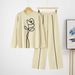 Women's Fashionable Loose Fit Two Piece Suit Cross Border Style for Spring Autumn 2024 Chic Casual Solid Color Set_ecoleips.com