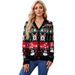 Loose Knit Cardigan, Autumn/Winter Sweater Jacket, Women's Casual Long-Sleeved Christmas Sweater_ecoleips.com