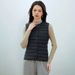 Pinghu Chixin National Standard 90 New Women's Round Neck V-Neck Lightweight Vest Down Jacket_ecoleips.com