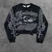 Unisex Street Style Statue Of Liberty Flame Print Crewneck Sweatshirt Hot Selling Item On Women's Clothing Hoodies & Sweatshirts_ecoleips.com