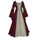 Retro Court-style Corset Dress With Large Hem, Medieval Themed Party / Stage Play Cosplay Costume, Available In Multiple_ecoleips.com