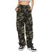 Streetwear Cargo Pants For Men - Oversized Drop-Crotch Joggers With Camo Print & Multi-Pockets, Loose Fit Straight Leg Trousers_ecoleips.com