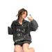 Original Autumn And Winter High-Neck Embroidered Zipper Loose Couple Coats For Men And Women, Knitted Sweaters, Pullover_ecoleips.com