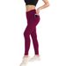 Women's Clothing Double Sided Pocket High Waist Yoga Pants High Elastic Milk Silk Spring And Autumn Nine Point Nude Yoga Leggings_ecoleips.com