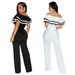 Women’s Clothing Fashion Women's Sleeveless Deep V Jumpsuit Solid Color New_ecoleips.com