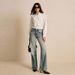 Women's Long Sleeve Solid Color Pullover Shirt Classic Casual Blouse for Everyday Wear_ecoleips.com