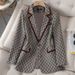 Women's Clothing Socialite Elegant Style Suit Two-piece Spring And Autumn Printed Suit_ecoleips.com