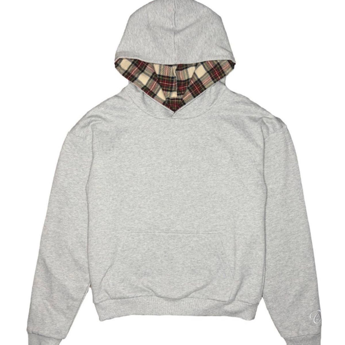 Women's Clothing Reversible Plaid Hooded Coat – Vintage Streetwear, Unisex Oversized Jacket For Autumn Winter Fashion_ecoleips.com