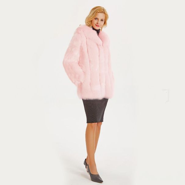 Luxury Faux Fox Fur Coat For Women - Trendy Mid-Length Streetwear Jacket In 12 Vibrant Colors_ecoleips.com