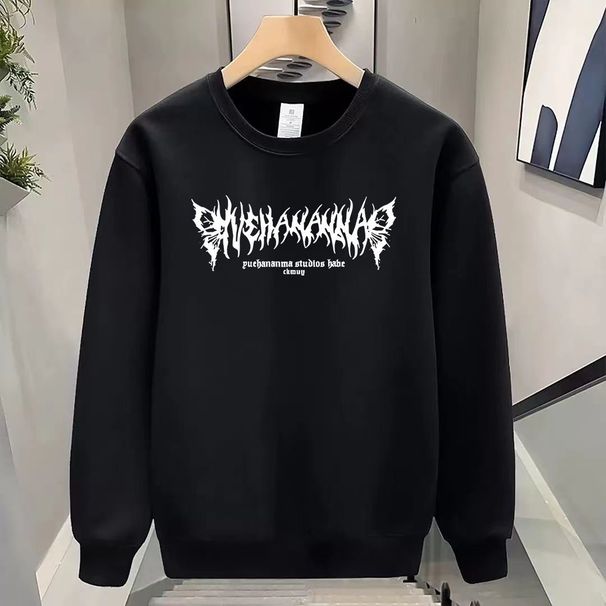 FW25 Matching Couple Cotton Crew Neck Sweatshirt - His & Hers_ecoleips.com