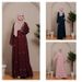 Muslim Dress Women Elegant Middle Eastern Kaftan Dress – Floral Embroidery With Bell Sleeves (S-2xl, Cotton-Blend & Breathable)_ecoleips.com