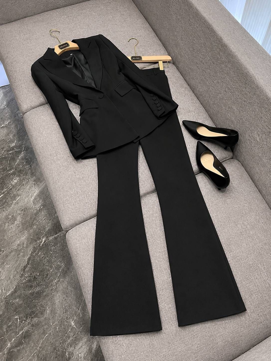 Women's Clothing Suit Fashion Temperament Stylish High End Leisure Professional Work Clothes High Grade Suit_ecoleips.com