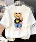 2026 Summer Fashion T-Shirt Trendy Loose Fit Casual Short Sleeve Printed Top_ecoleips.com