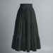 Spring Summer Bohemian Layered Cake Skirt Women Flowy Swing Half Skirt_ecoleips.com