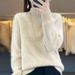 Chunky Cable-Knit Wool Sweater – Oversized High-Neck Pullover For Women & Men (Beige/Camel/Gold Camel/Pink/k_ecoleips.com