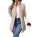 Trendy Quilted Longline Puffer Vest For Women - Lightweight Streetwear Jacket With Stand Collar, Zipper Closure, Multiple Colors (S-XXL)_ecoleips.com