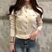 2025 Autumn Long Sleeve Fashion Women Cardigans Sweater Knitted Coat Short Casual Single Breasted Korean Slim Chic Ladies Tops_ecoleips.com