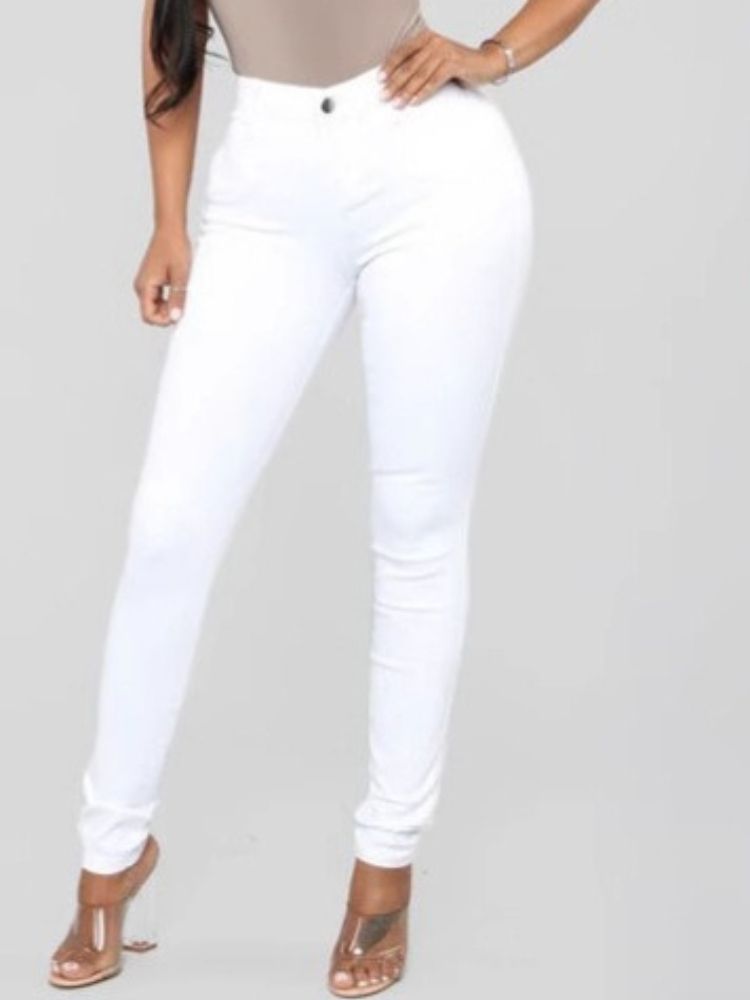 K Fashionable Slim Fit Elastic Denim Shorts For Women_ecoleips.com