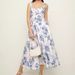 UC&ZA Cross-border European And American Women's Clothing Summer New French Square-neck Waist-cinching Printed Strap_ecoleips.com