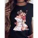Women's Tops, Fashionable European And American Mother's Day Themed Clothing_ecoleips.com