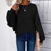 2025 New European And American Style Autumn/Winter Comfortable Casual Pullover Batwing Sweater Round Neck Long Sleeve_ecoleips.com