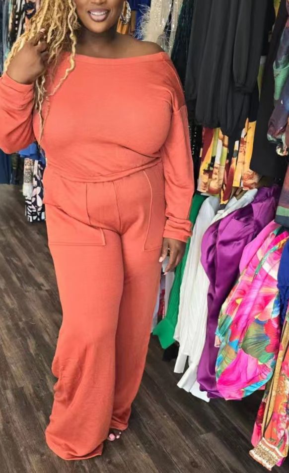 Women's Clothing New Fashion Elegant Large Size Wide Leg Jumpsuit_ecoleips.com