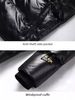 Black, Gold, And White Goose Down Jacket, Unisex, Couple Style, Short Over-the-knee, Winter Thickened Casual Wear, High-end Casual Style._ecoleips.com