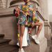 Verve 2025 Autumn Winter New Women's Printed Top Shorts Shirt Collar Fashion Trend Two-Piece Set_ecoleips.com