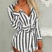 Women's Clothing Spring and Summer New Shirt Loose Fashion Striped Mid length Women's Shirt Spot_ecoleips.com