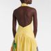 2025 Summer New European And American Printed Halter Neck Backless Swing Deep V Neck Linen Dress For Women_ecoleips.com