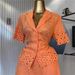 Summer Casual 2 Piece Set Women's Crochet Embroidered Hollow out Short Sleeved Shirt And Shorts European And American Cross Border Style_ecoleips.com