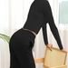 Women's Sporty Cropped Long Sleeved Pant Set Tight Fitting American Style Drawstring Casual Sweatshirt With Pockets_ecoleips.com
