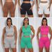 Women's Clothing Sports Suits Quick Drying Seamless Yoga Clothes Sports Fitness Shockproof Yoga Bra Yoga Pants Breathable Shorts_ecoleips.com