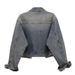 American-sty Denim Jacket For Women, 2026 Spring And Autumn, Hong Kong Retro Design, Loose Fit, Petite Jacket,_ecoleips.com