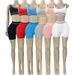 Women's Color-Block Striped Sports Vest And Pants Set HR26082 European American Style Casual Tight-Fit Yoga Two-Piece Outfit_ecoleips.com