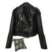 Women's Clothing Ladies Spring And Autumn Ladies New Lapel Short Jacket Style Motorcycle Fashion Casual Style Slim Leather Jacket_ecoleips.com
