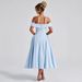 2025 Spring New Fashionable And Sexy One Collar Bareback Solid Color Strapless Dress For Women_ecoleips.com
