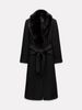 Elegant Winter Coat With Faux Fur Collar - Women's Long Wool Coat For Autumn & Winter, Classic European Style_ecoleips.com