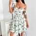 AD375 Spring/Summer 2025 New Export Sexy Sweet Fresh Waist-Cinching Butterfly Print Strap Dress For Women_ecoleips.com
