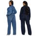 Vintage Washed Denim Jumpsuit – Relaxed Fit Long Sleeve Overalls With Stretch Comfort_ecoleips.com
