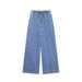 Women's Clothing Set Open Collar Patch Pocket Top With Pants Regular Fit Spring/Autumn_ecoleips.com