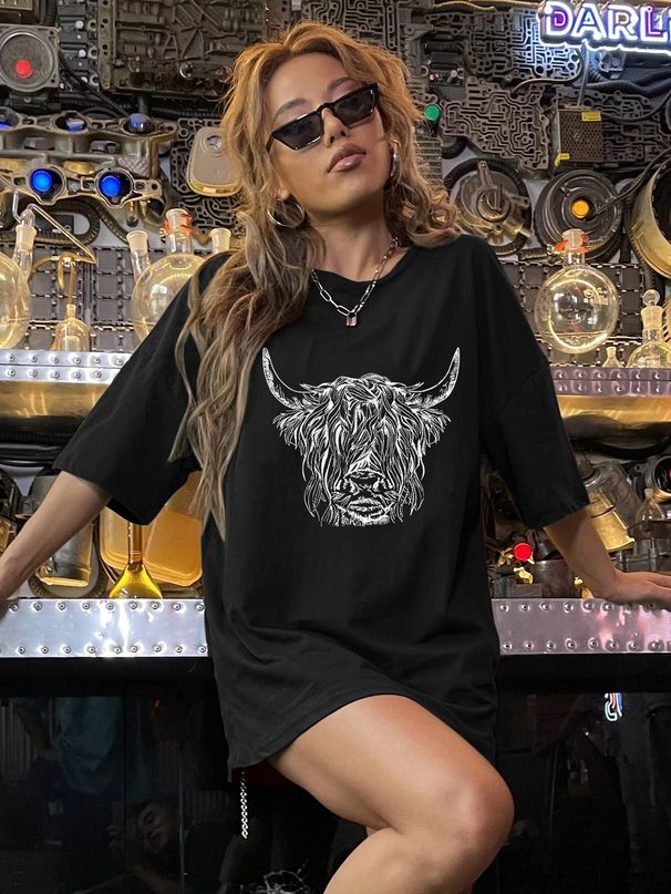 Women's Casual Round Neck Short Sleeve T-Shirt Multi-Color American Style Simple Fashionable Sports Top Solid Printed Loose Fit_ecoleips.com