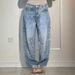 Cross-border European And American Fashion Starry Rhinestone Denim Jeans For Women, Casual Loose Straight_ecoleips.com